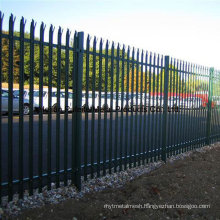 2.4 M and 3m Height High Security W Pale Steel Palisade Fence